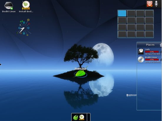 between different operating systems linux Bodhi Linux