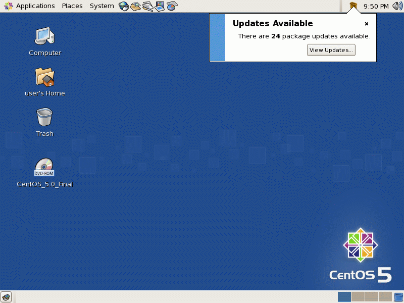 between different operating systems linux centos