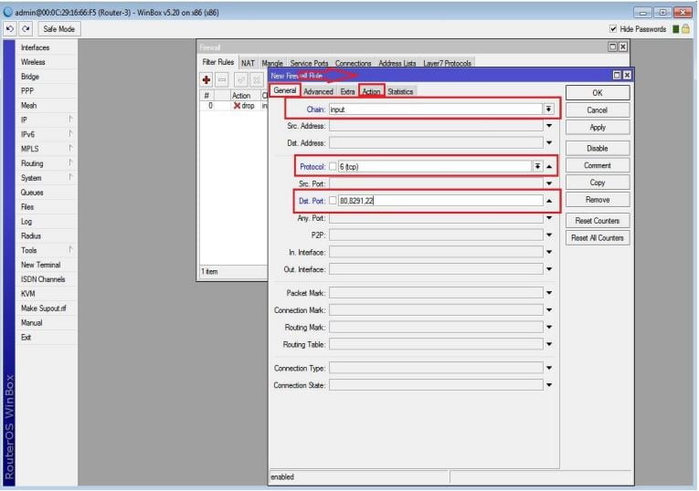 فیلترینگ در میکروتیک فیلترینگ در میکروتیک