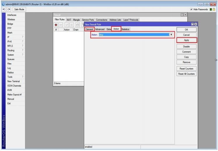 فیلترینگ در میکروتیک فیلترینگ در میکروتیک