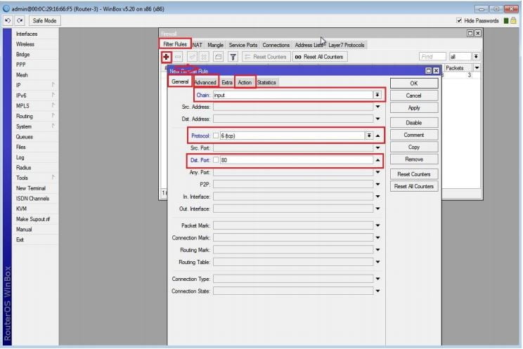 فیلترینگ در میکروتیک فیلترینگ در میکروتیک