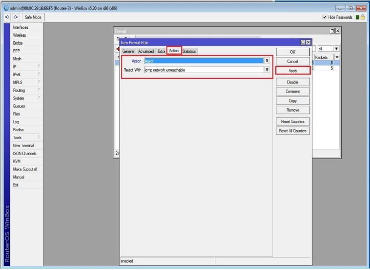 فیلترینگ در میکروتیک فیلترینگ در میکروتیک