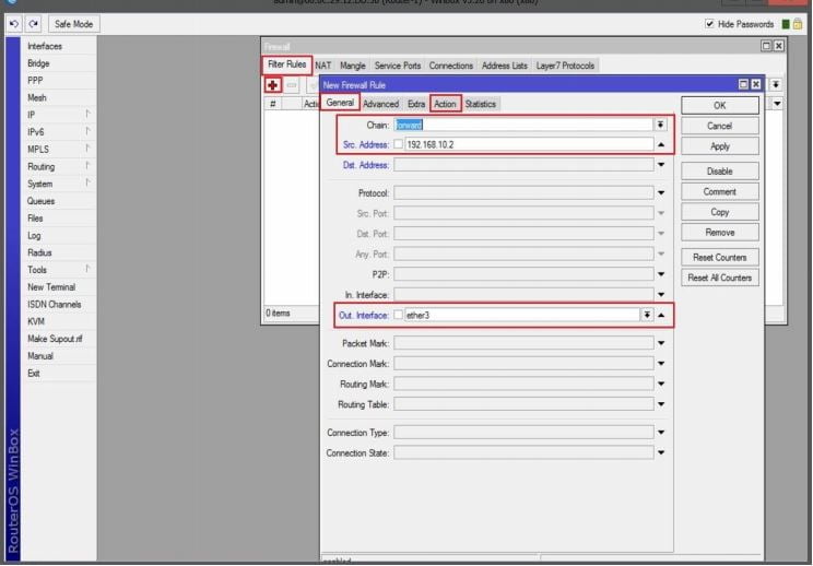 فیلترینگ در میکروتیک فیلترینگ در میکروتیک