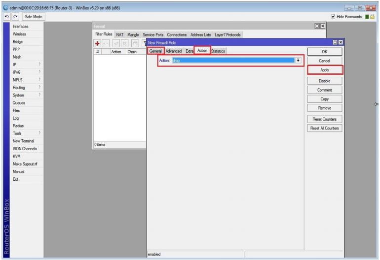 فیلترینگ در میکروتیک فیلترینگ در میکروتیک