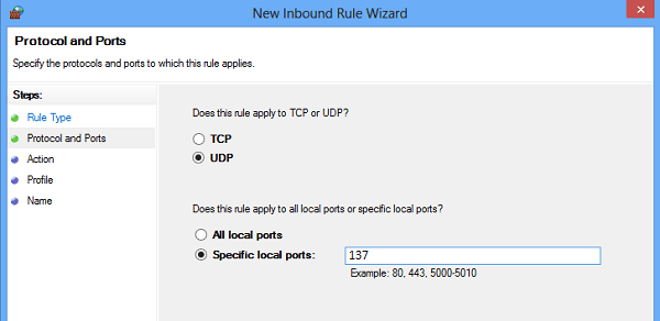 رفع اخطار NetBIOS هتزنر
