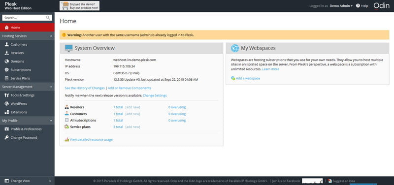 تفاوت کنترل پنل هاست سی پنل با دایرکت ادمین و پلسک