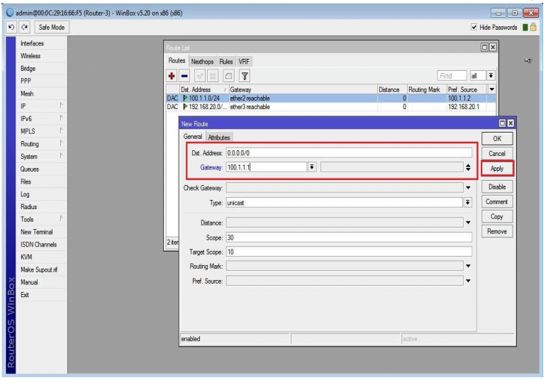 GRE Tunnel در میکروتیک