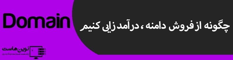 چگونه از فروش دامنه ، درآمد زایی کنیم درآمد زایی با فروش دامنه