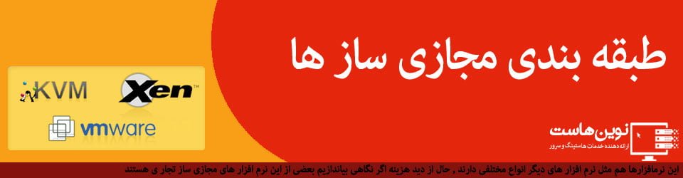 طبقه بندی مجازی ساز ها 