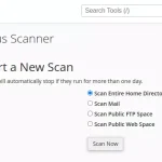 آموزش اسکن ویروس در هاست سی پنل