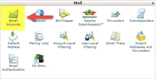 نحوه ساخت ایمیل در Cpanel