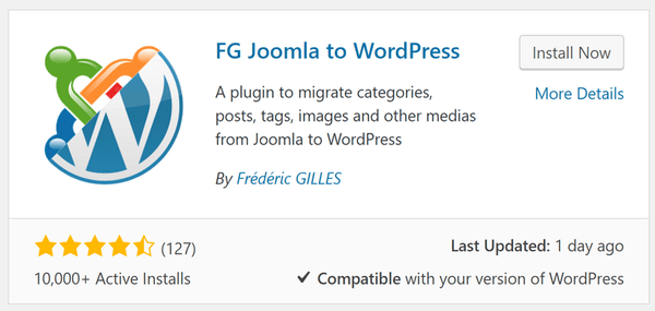 افزونه FG Joomla را در وردپرس نصب کنید