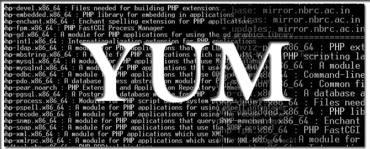 استفاده از تاریخچه YUM در لینوکس