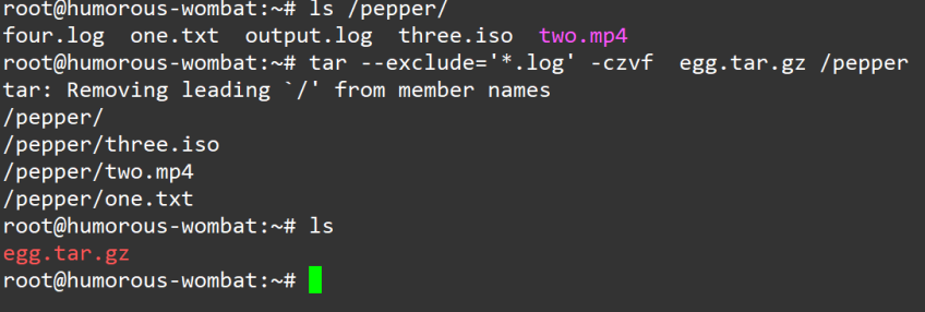 دستور tar لینوکس