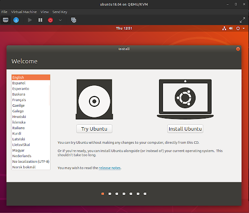 نصب KVM در Ubuntu
