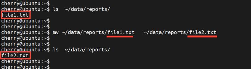 آموزش تغییر نام فایل در لینوکس