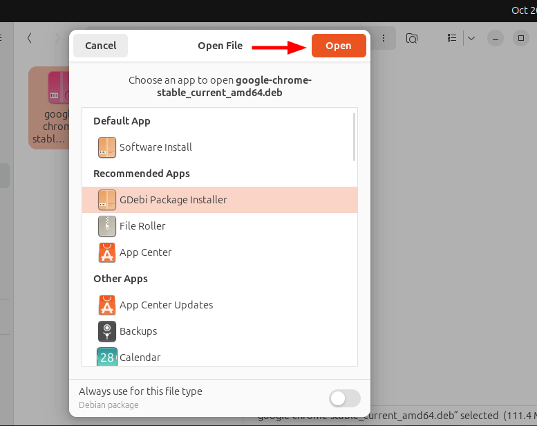 نصب گوگل کروم در ubuntu
