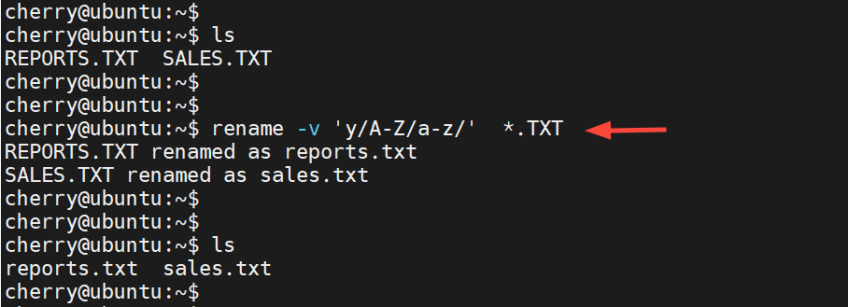 آموزش تغییر نام فایل در لینوکس