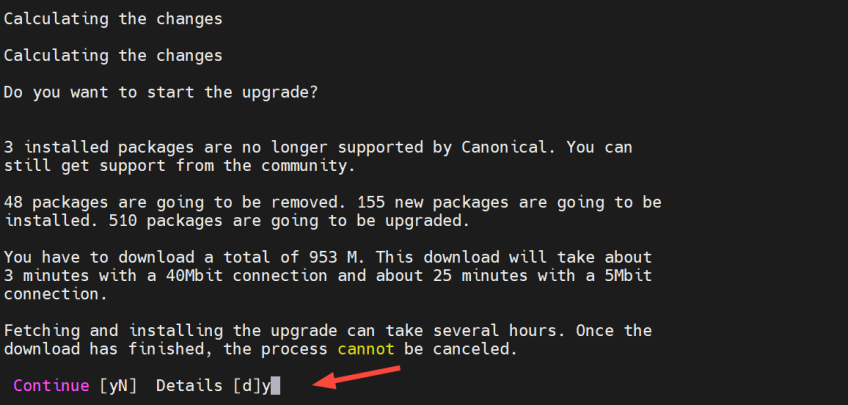 ارتقا اوبونتو