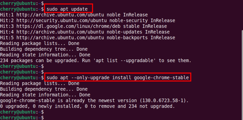 نصب گوگل کروم در ubuntu