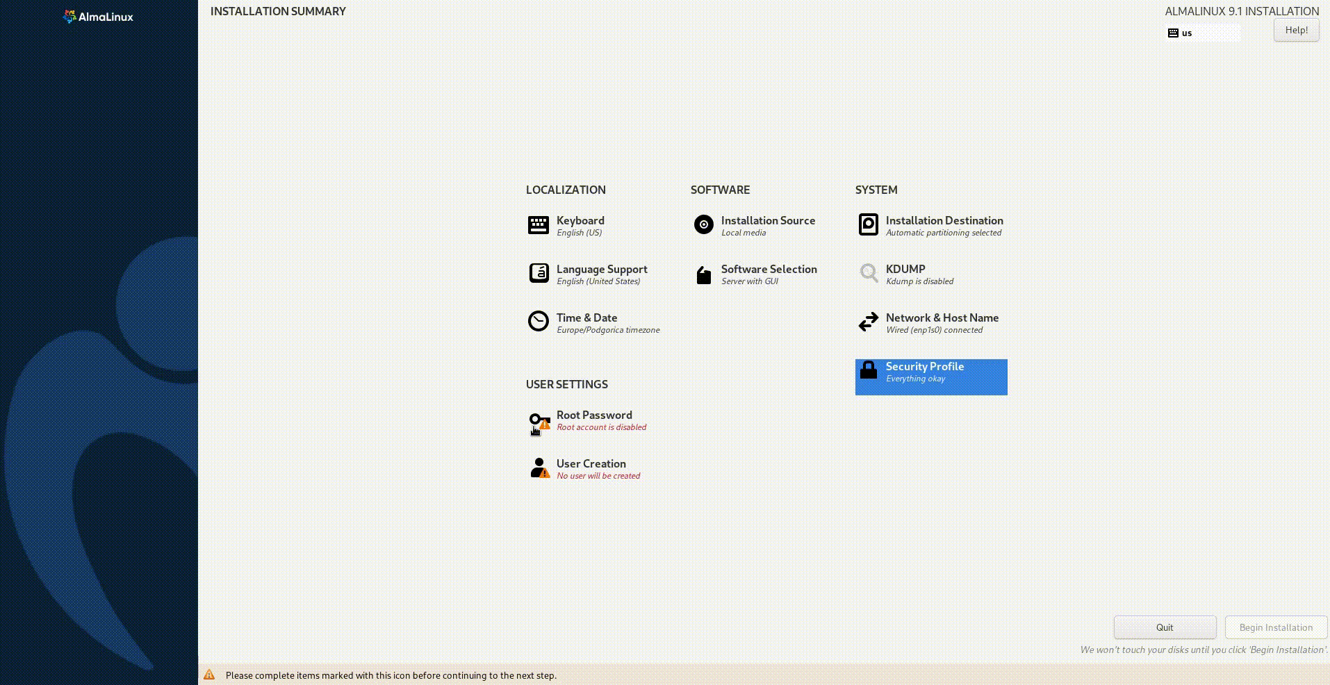 آموزش نصب آلمالینوکس