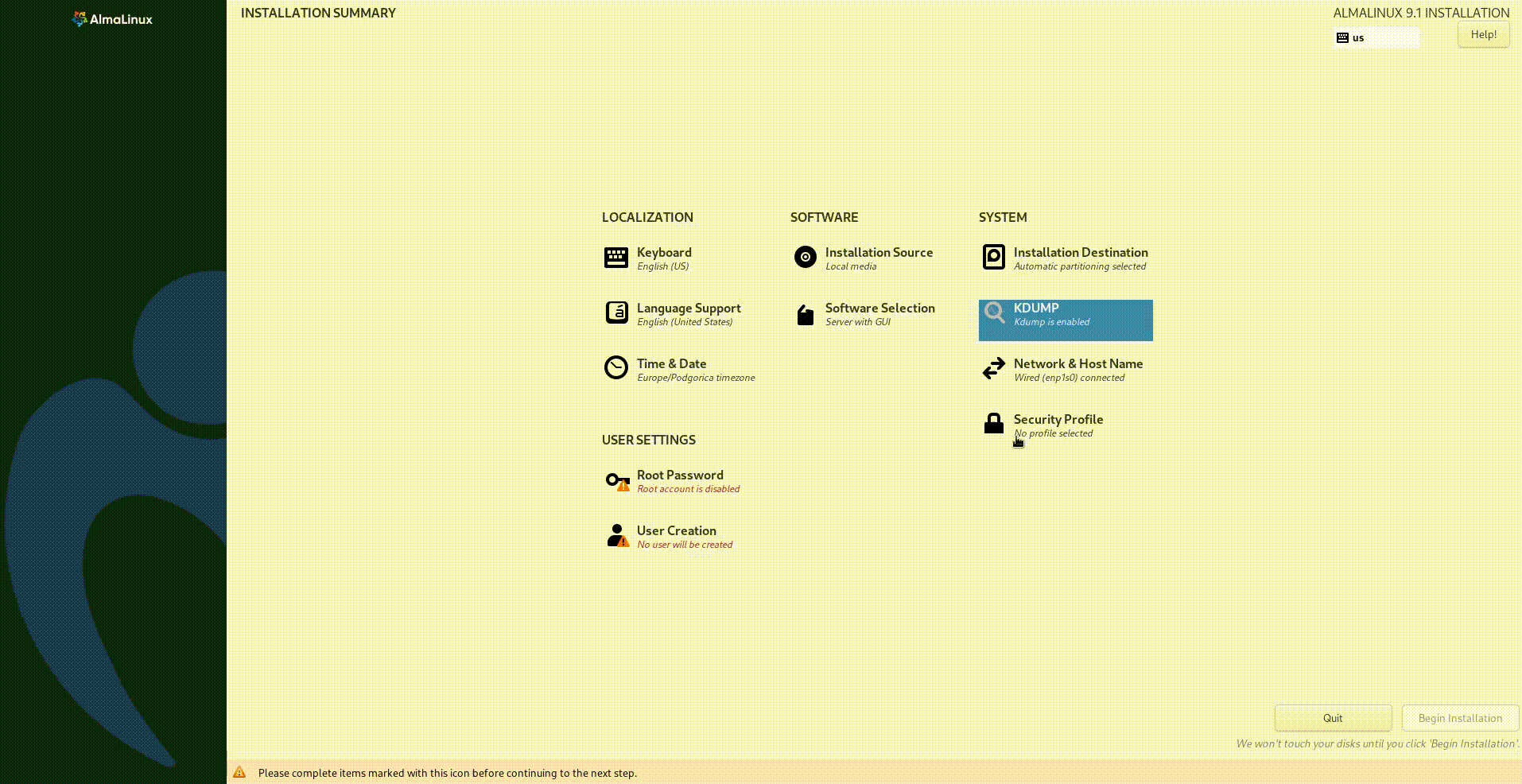 آموزش نصب آلمالینوکس