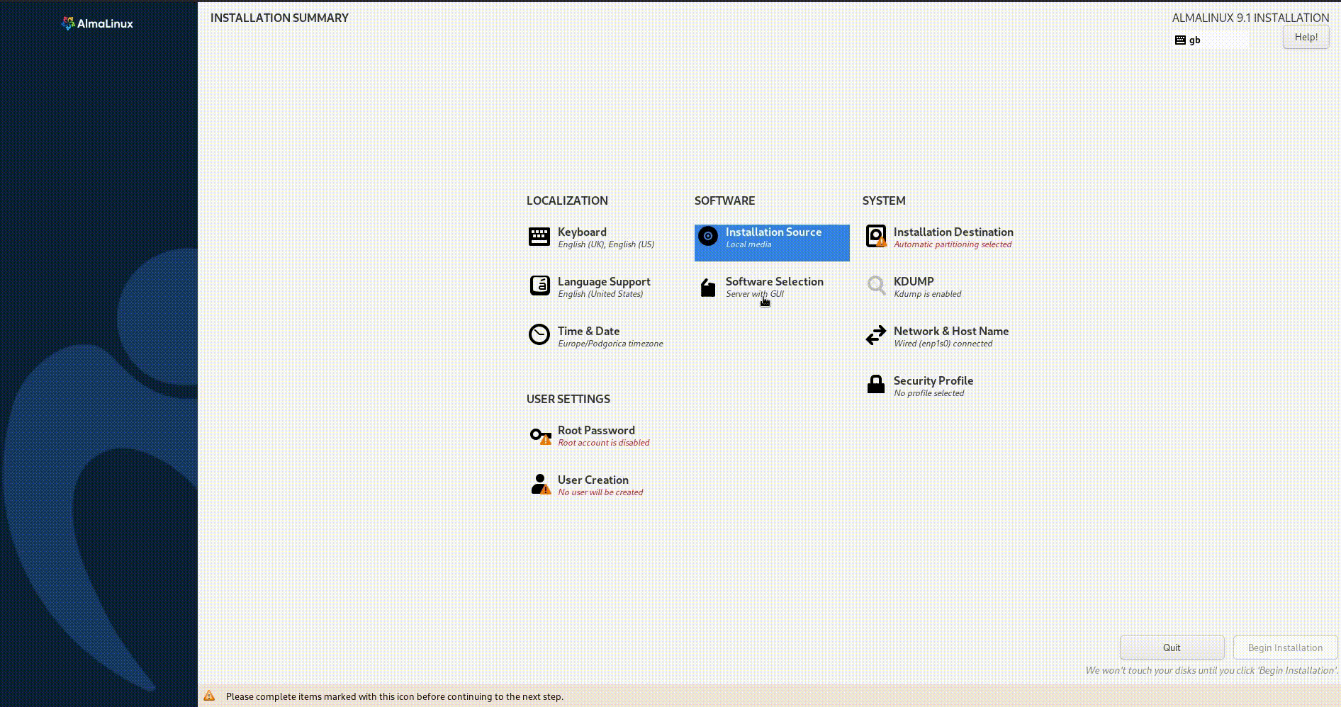 آموزش نصب آلما لینوکس