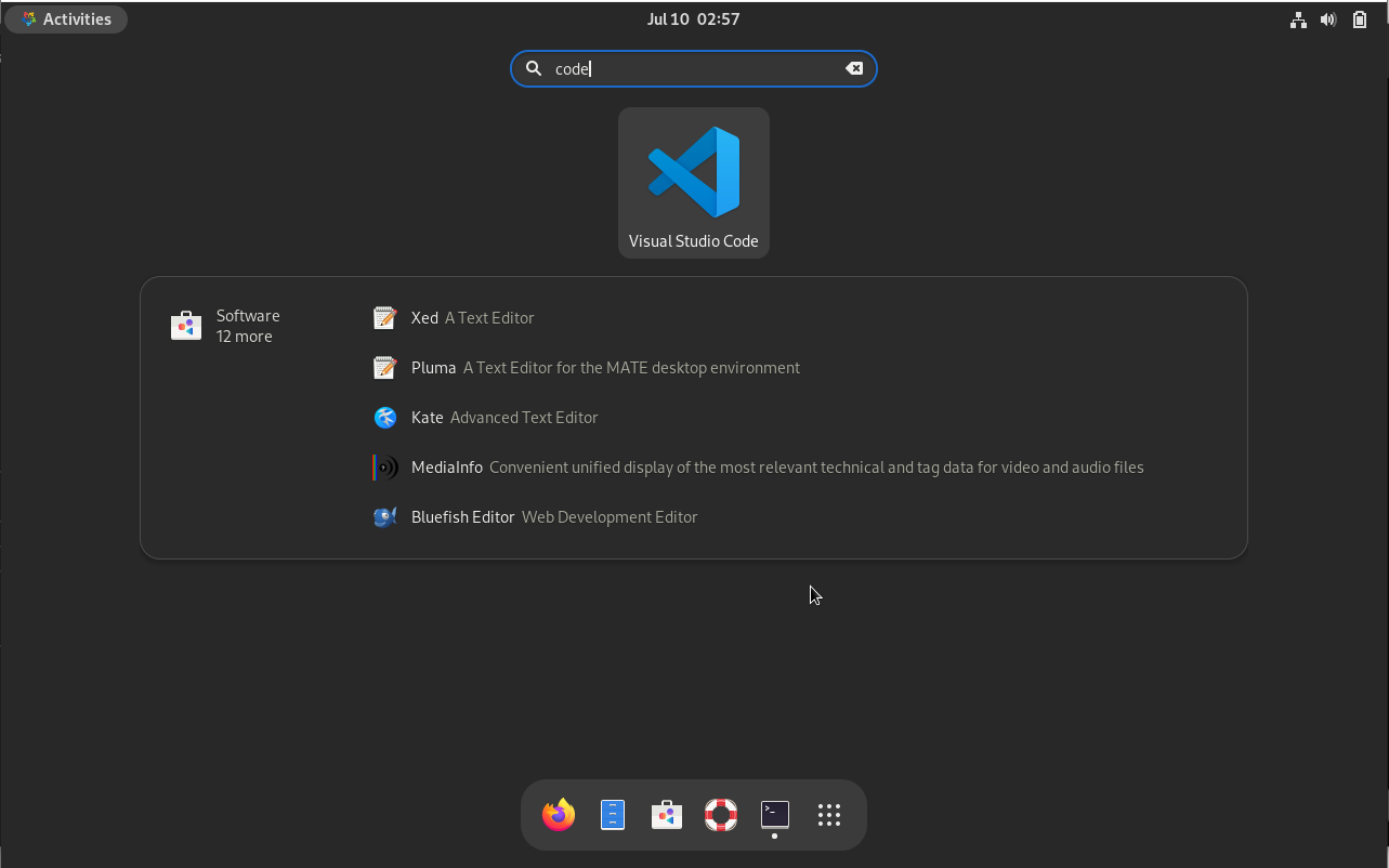 نصب Visual Studio Code در آلمالینوکس