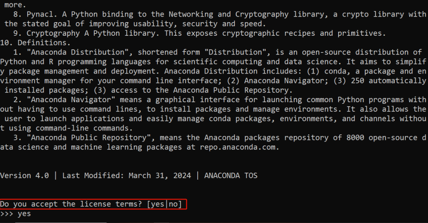 نصب آناکوندا