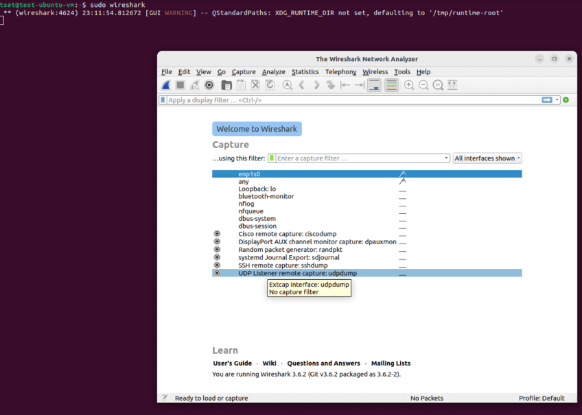 نصب وایرشارک در اوبونتو