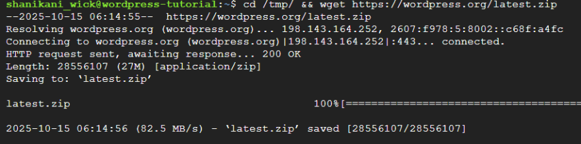 نصب وردپرس در اوبونتو