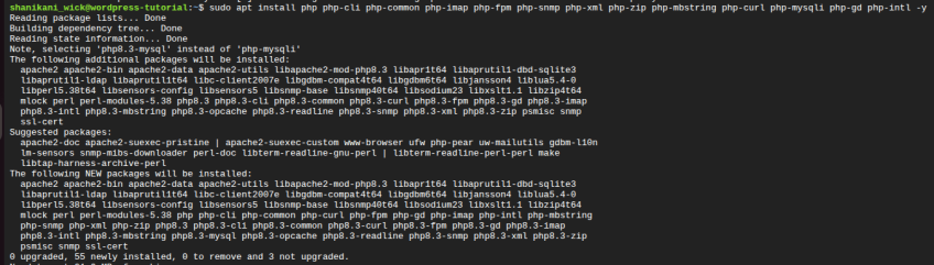 نصب وردپرس در اوبونتو