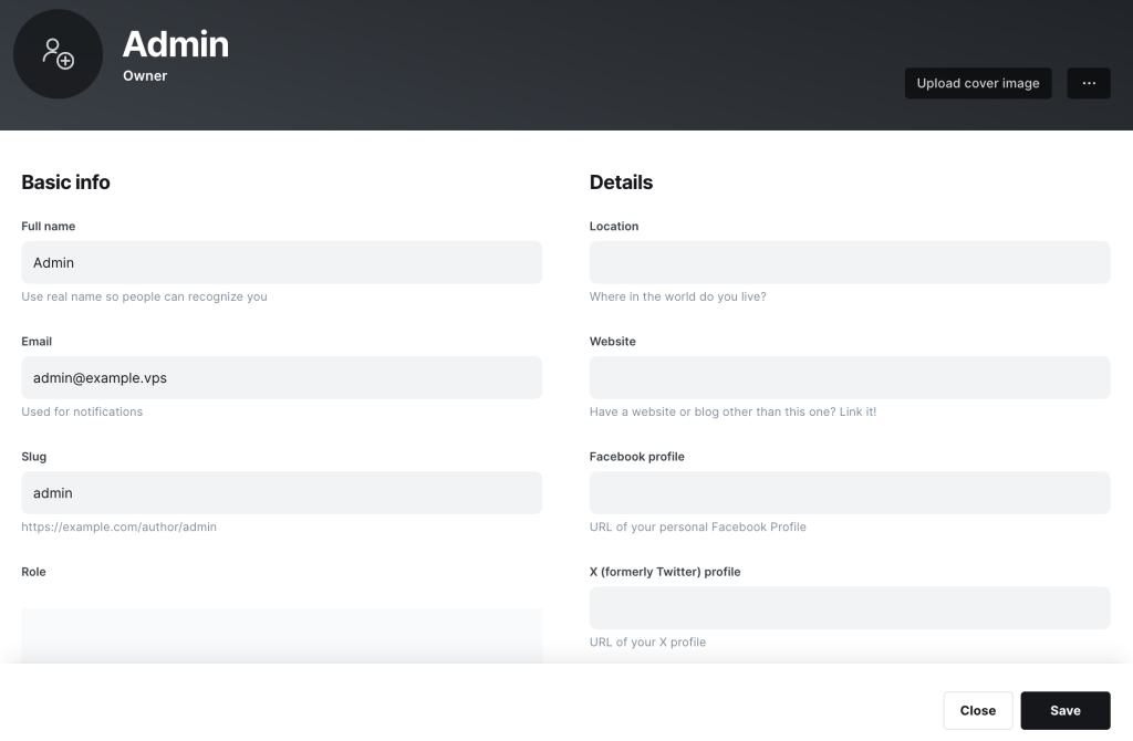 آموزش نصب Ghost CMS در ubuntu