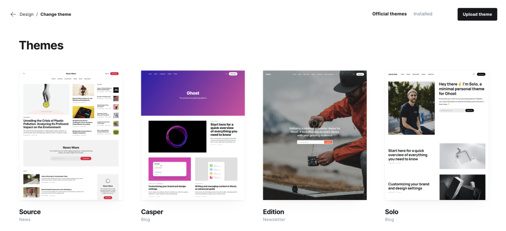 آموزش نصب Ghost CMS در ubuntu