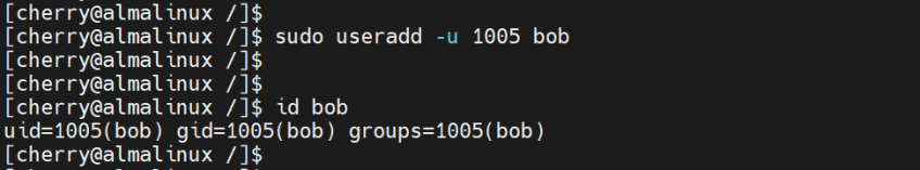 ایجاد یوزر در لینوکس
