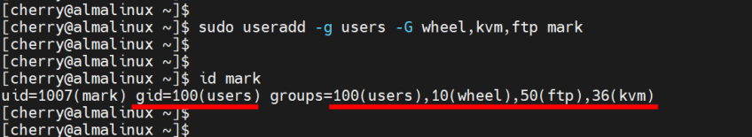 ایجاد یوزر در لینوکس