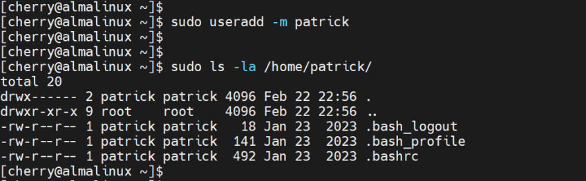 ایجاد یوزر در لینوکس
