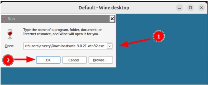 آموزش نصب Wine