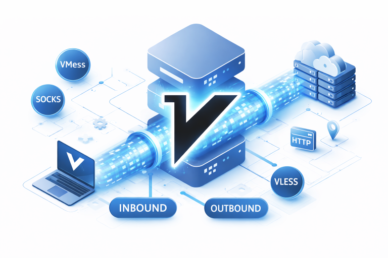 سرور V2Ray: معماری، مفاهیم، پروتکلها